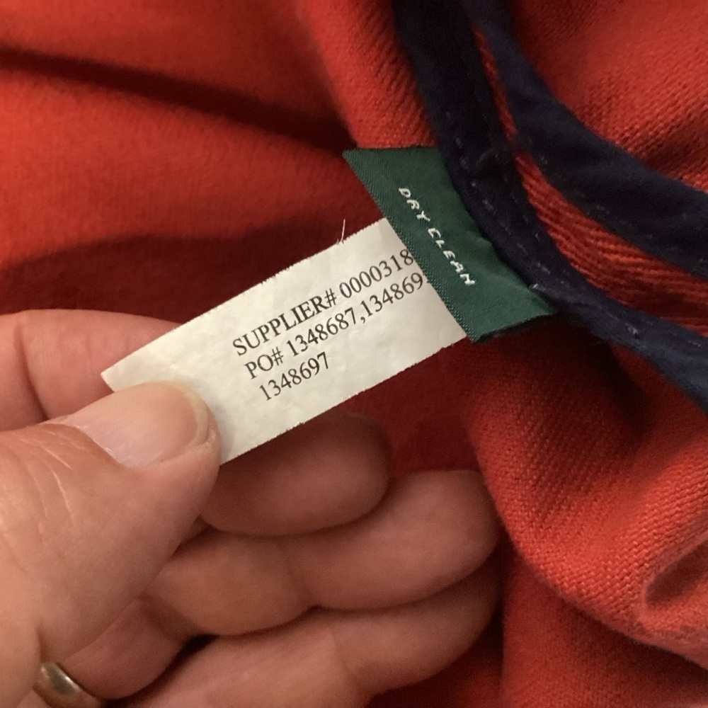 Women’s Ralph Lauren Red Nautical Jacket Women’s size 1X - Picture 11 of 14
